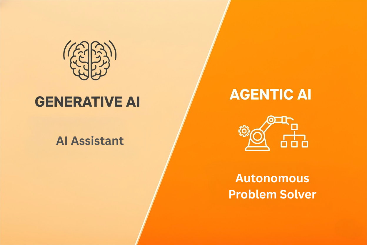 Agentic AI vs. Generative AI: A Deep Dive Into Autonomy, Context, and Purpose