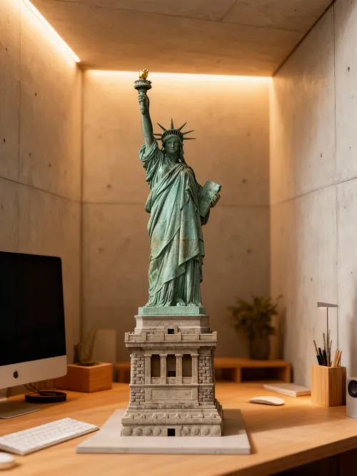 Modelo de arquitectura Diseñar maquetas detalladas de edificios.