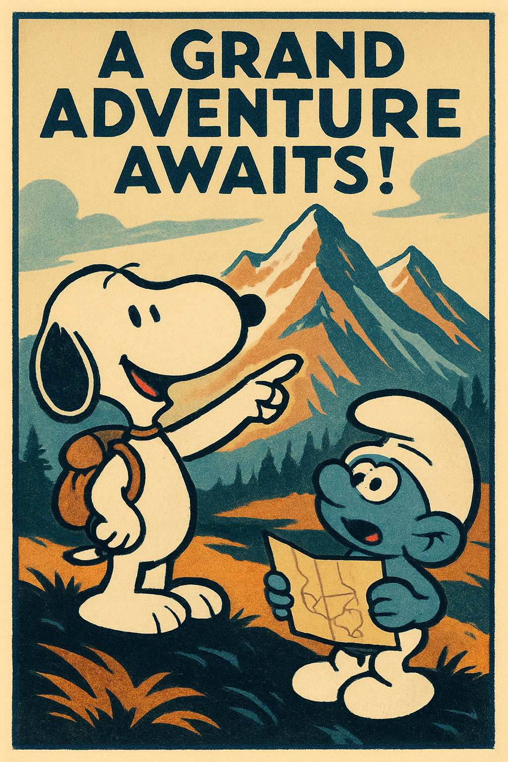 不同角色融入一个画面