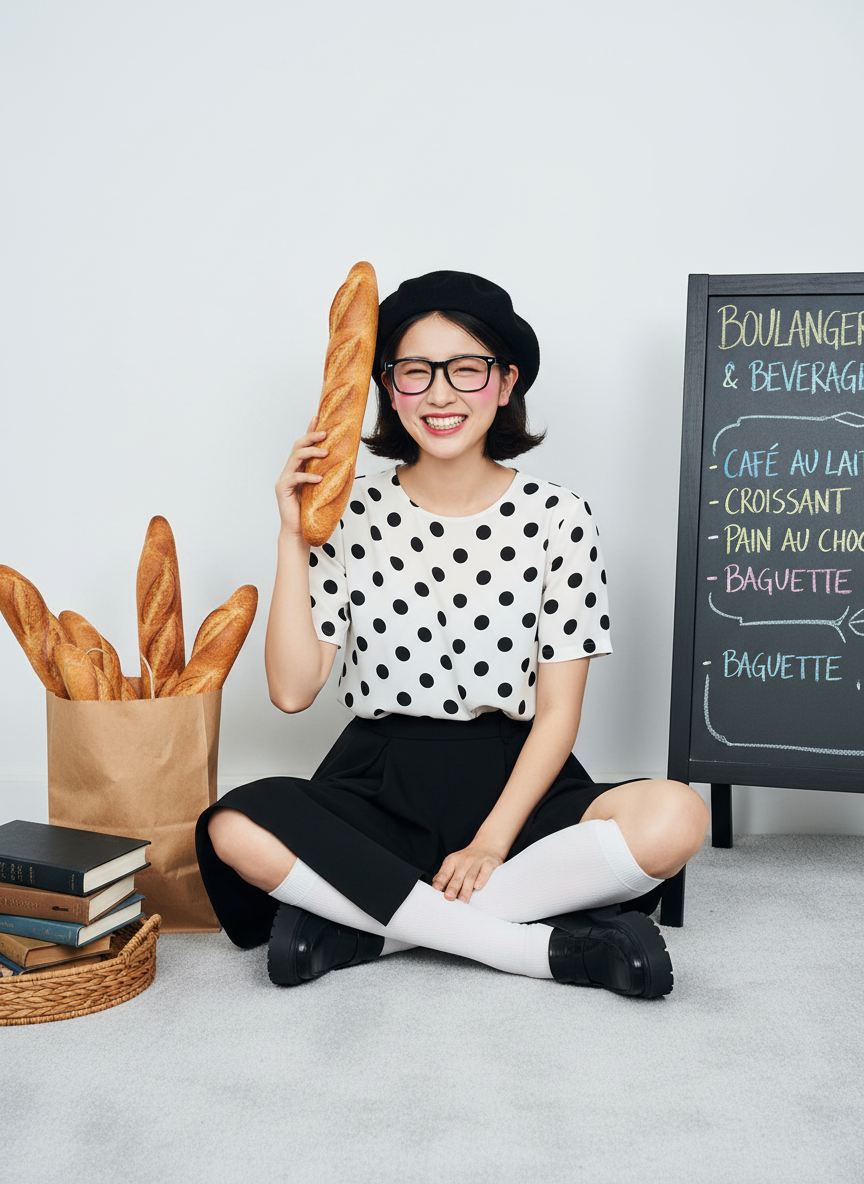 Playful Girl Magazine-Style Portrait