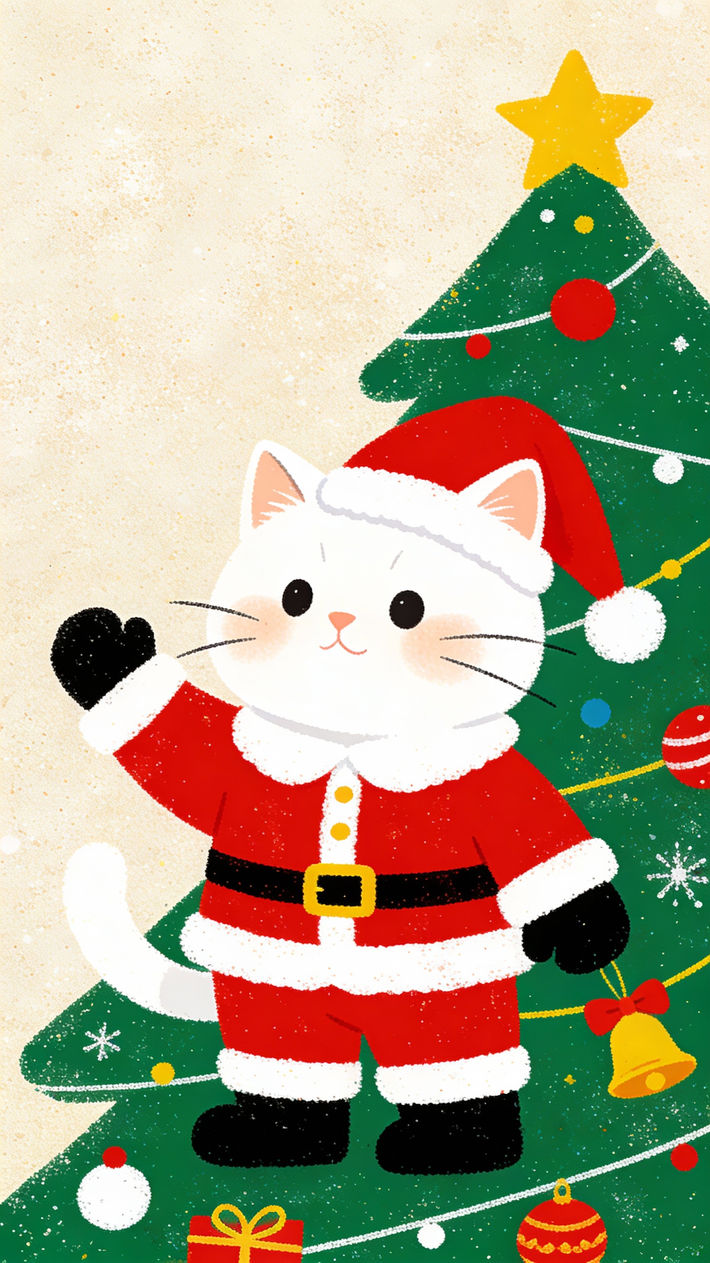 Christmas-Style Illustration Wallpaper