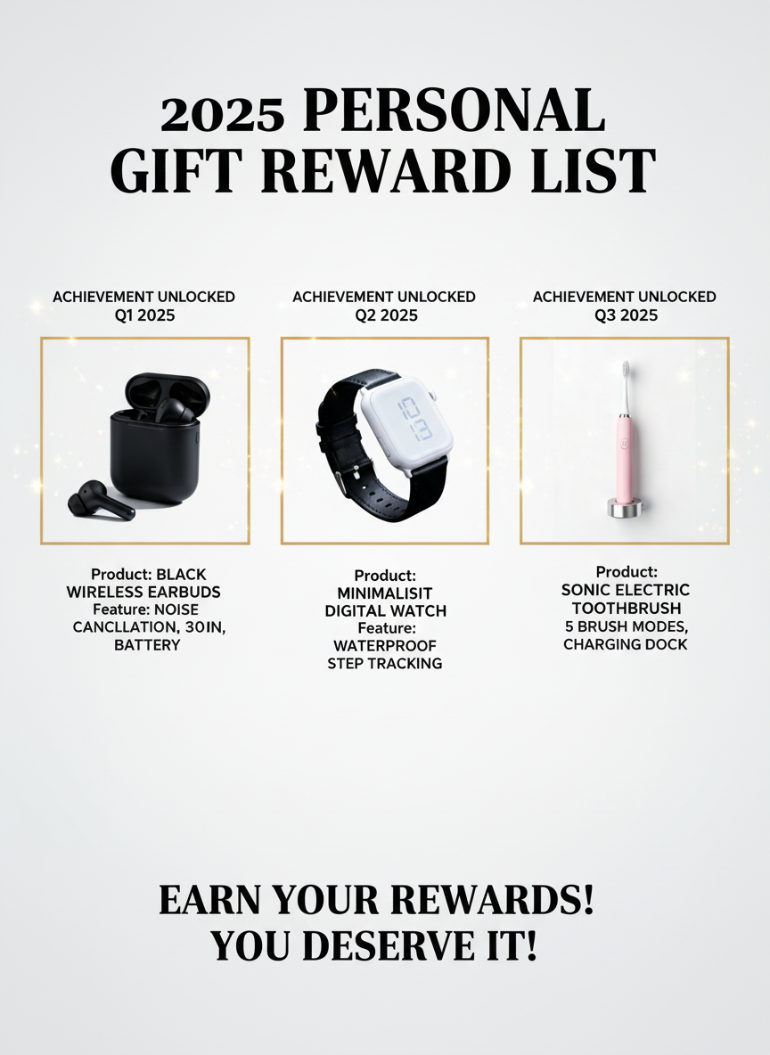 Year-End Reward List