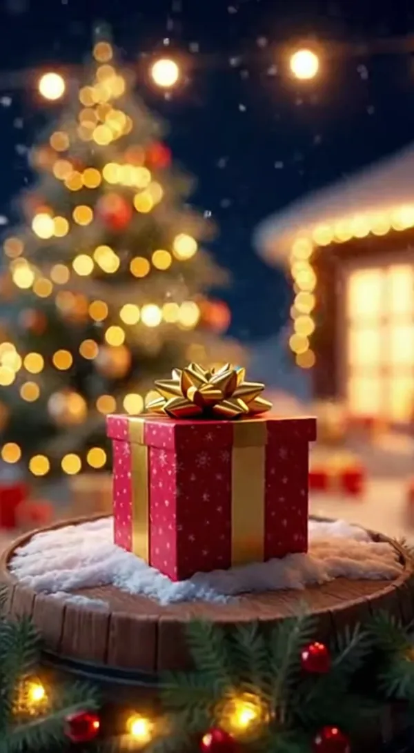 Surprising Christmas Gift Unboxing for Holiday Short Video Clips AI Video Generator