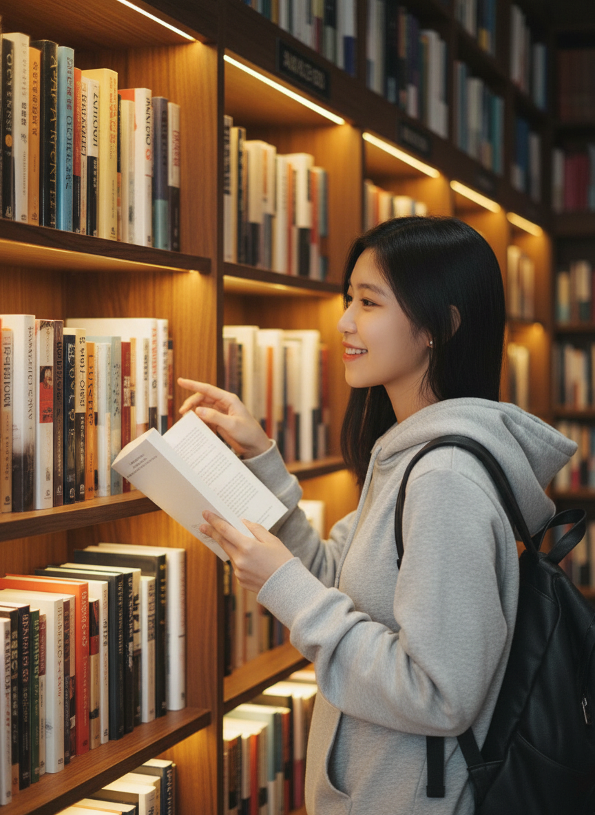 Bookstore Portrait