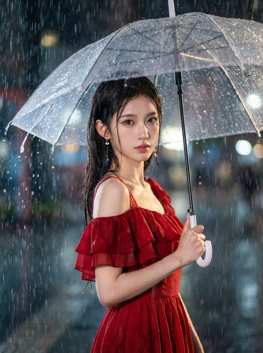 Rainy Day Ambience Photoshoot