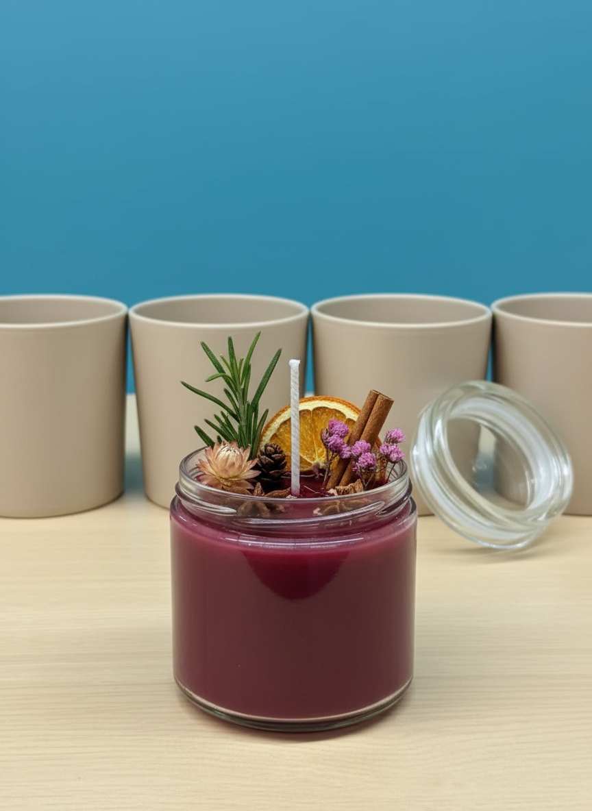 香薰蜡烛设计AI图片生成 | 灵感 | iMini AI     