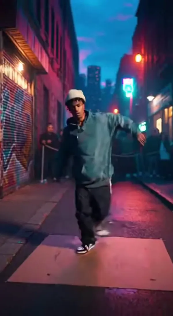 Energetic Street Dancing for Trendy Short Video Clips AI Video Generator