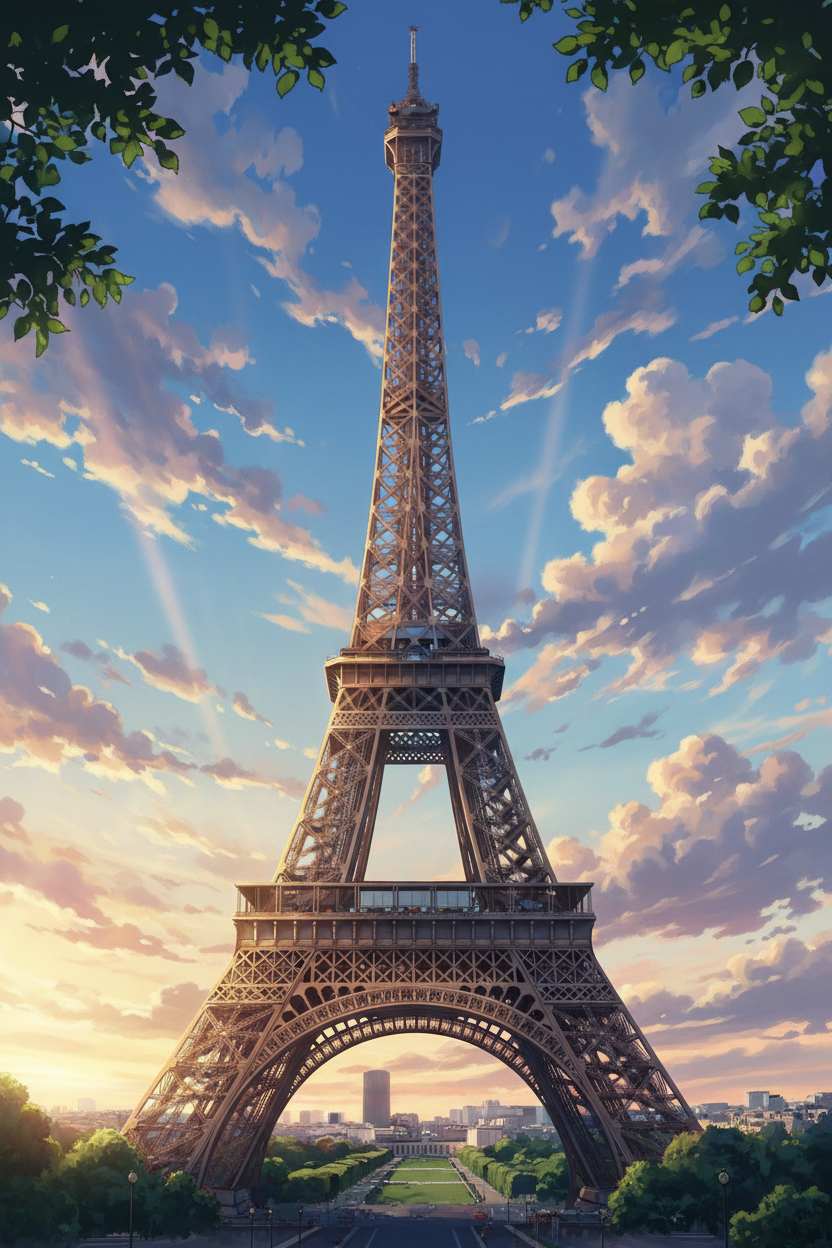 新海诚漫画风格AI图片生成 | 灵感 | iMini AI