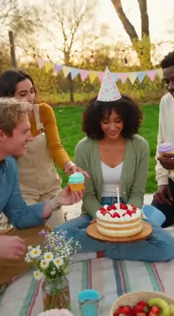 Warm Happy Birthday Wishes for Atmospheric Creative Short Video Clips AI Video Generator