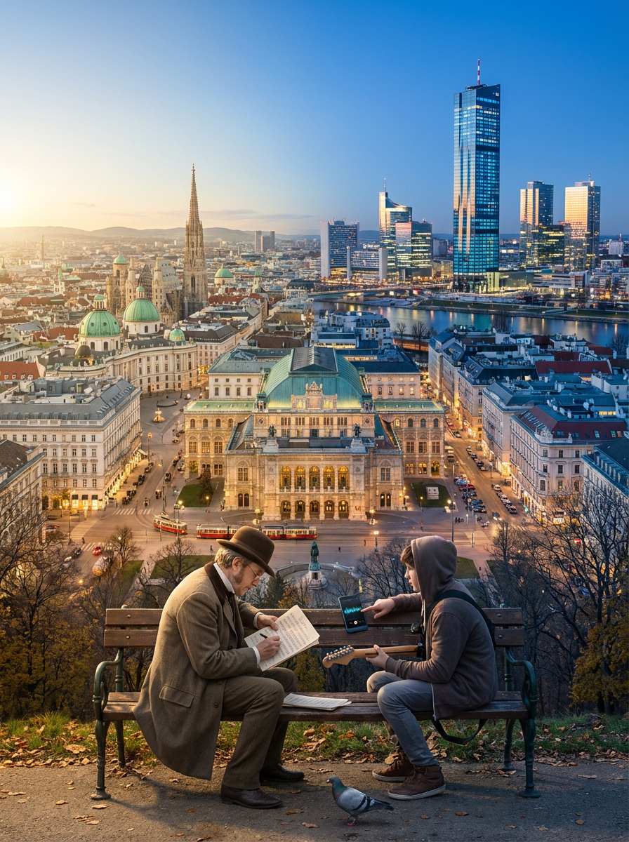 Ancient and Modern in One Frame