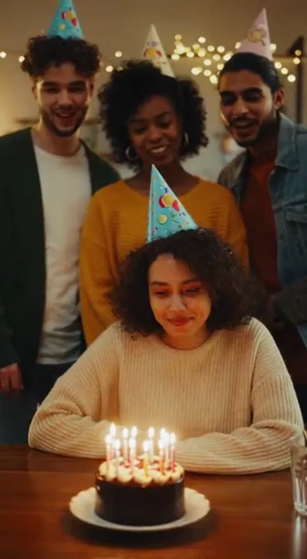 Warm Happy Birthday Wishes for Atmospheric Creative Short Video Clips AI Video Generator