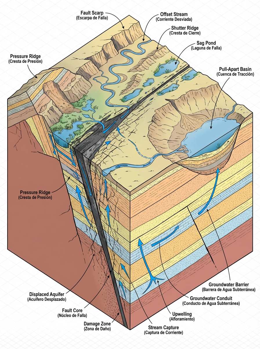 Dual Landform Cross-Sectional View