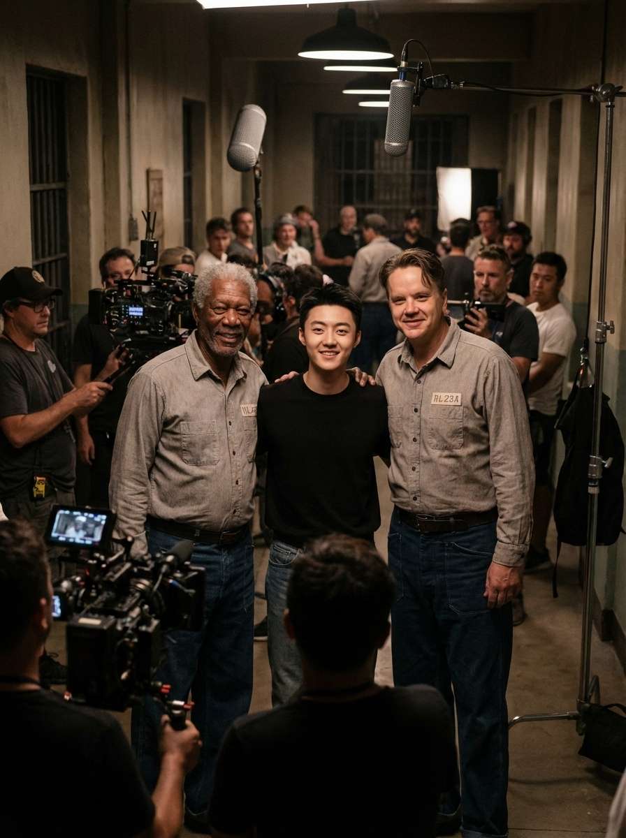 The Shawshank Redemption On-Set Group Photo