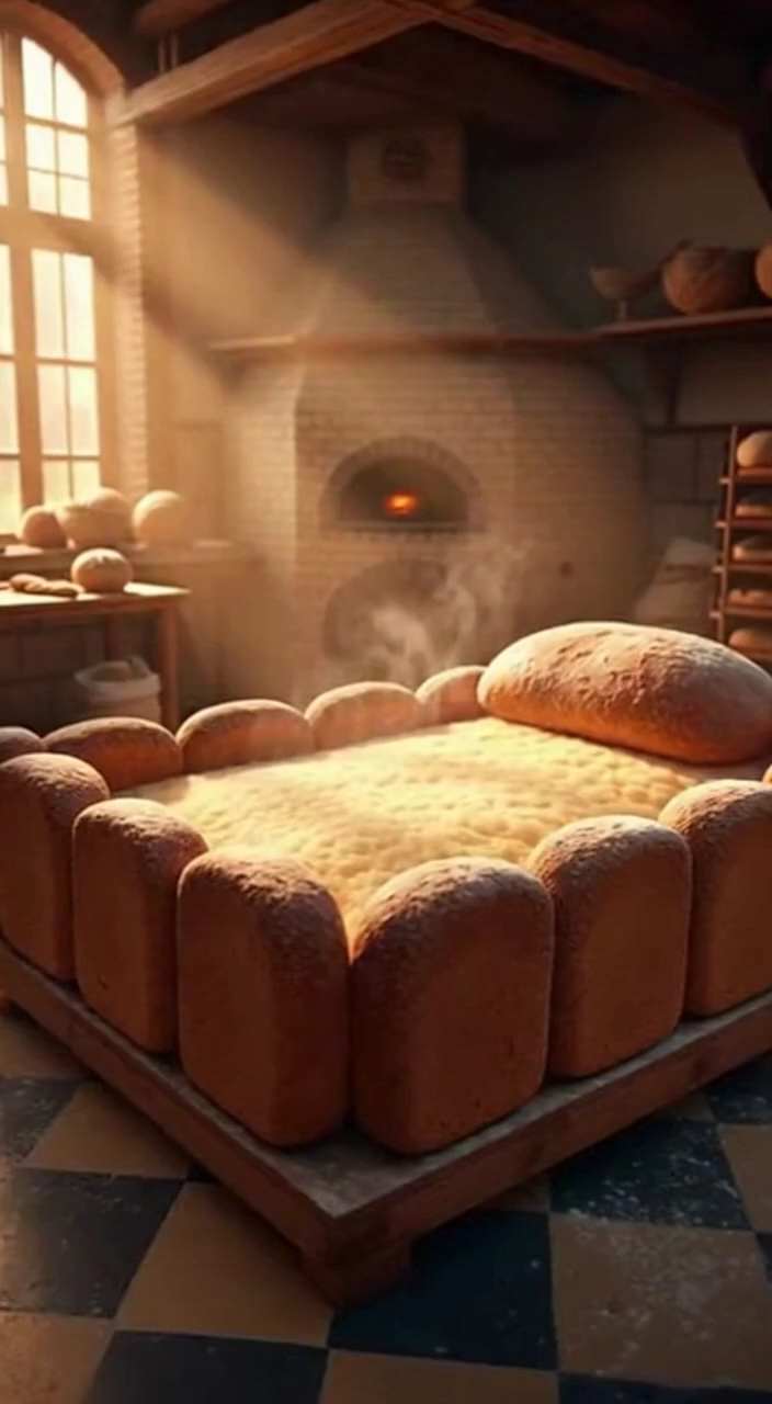 Whimsical Creative Everything as a Bed Concept AI Video Generator