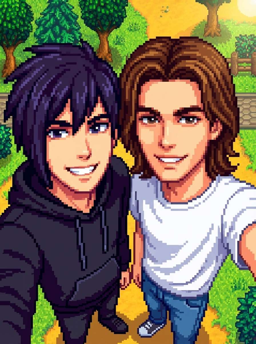 Stardew Valley AI Group Photo
