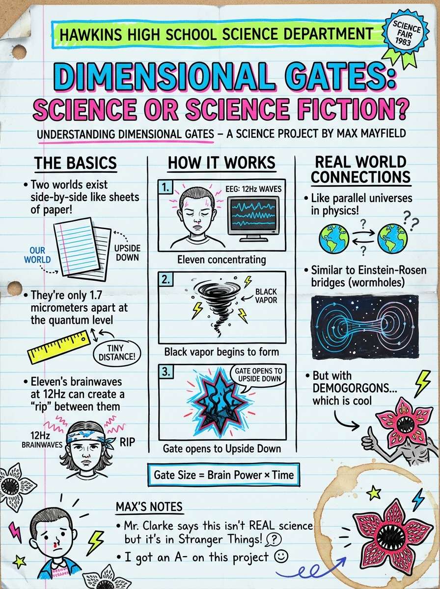 Stranger Things: Wormhole Diagram