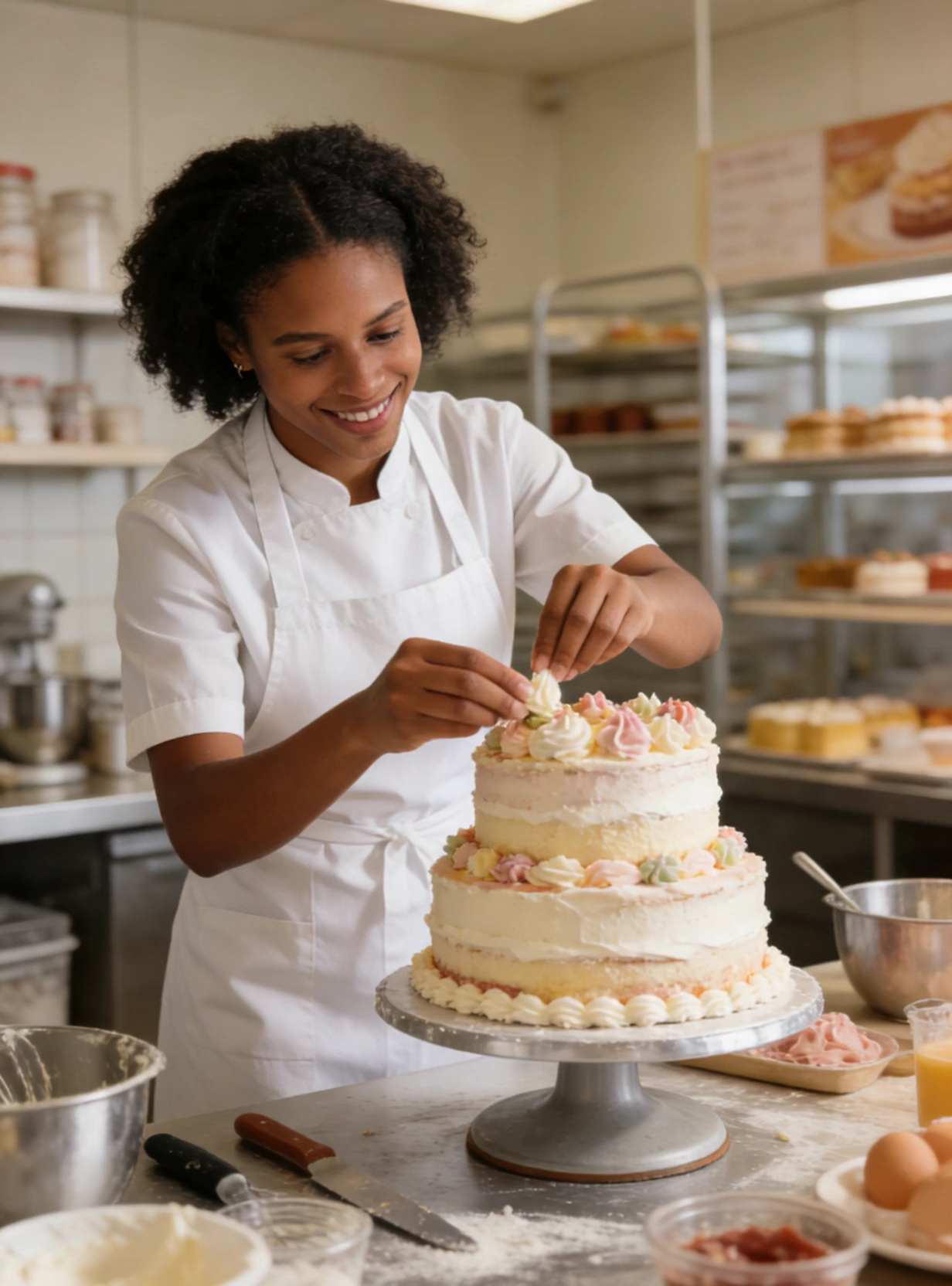 唯美梦幻花瓣消失转场特效AI视频生成