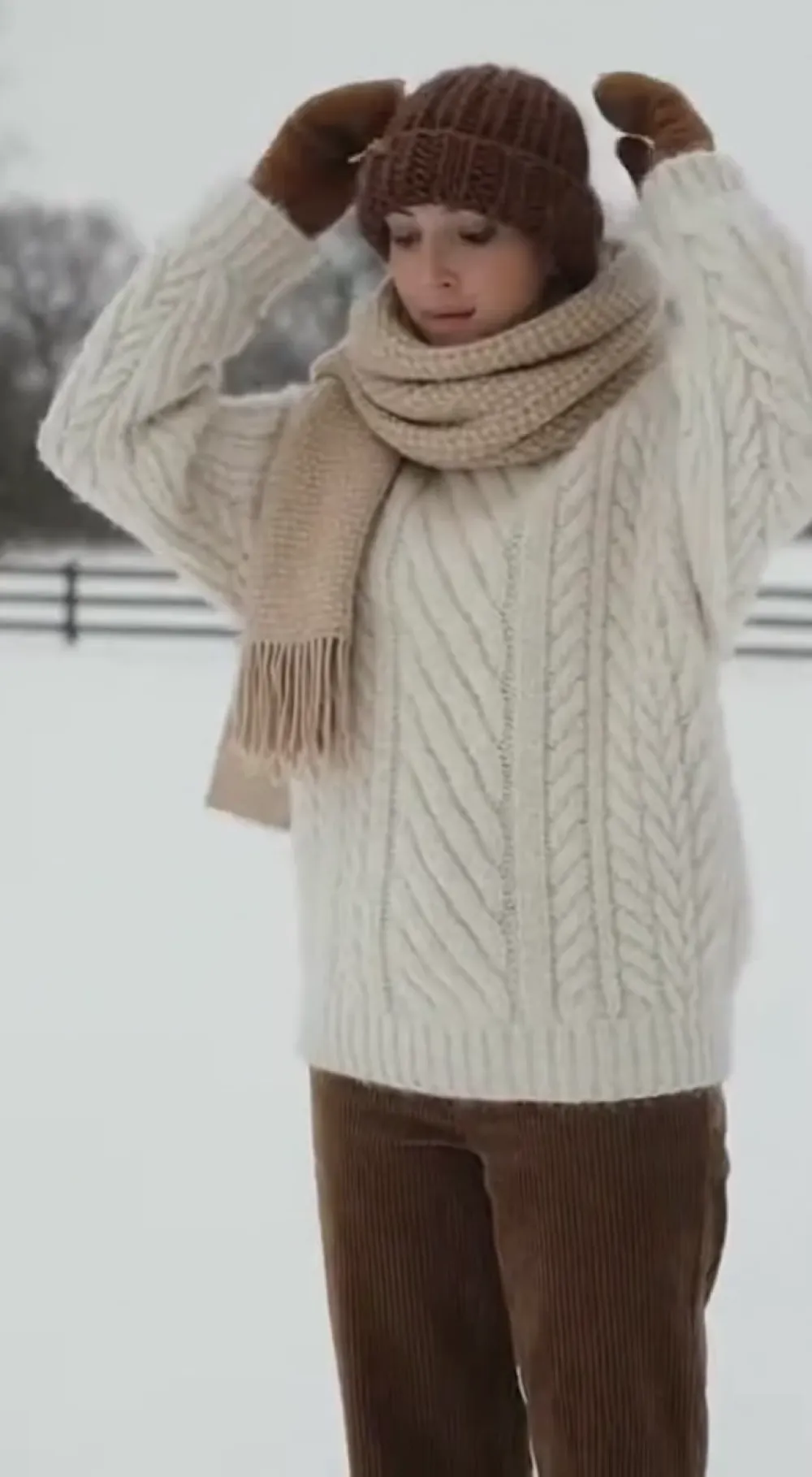 Whimsical Magical Winter Snow Angel Scene AI Video Generator