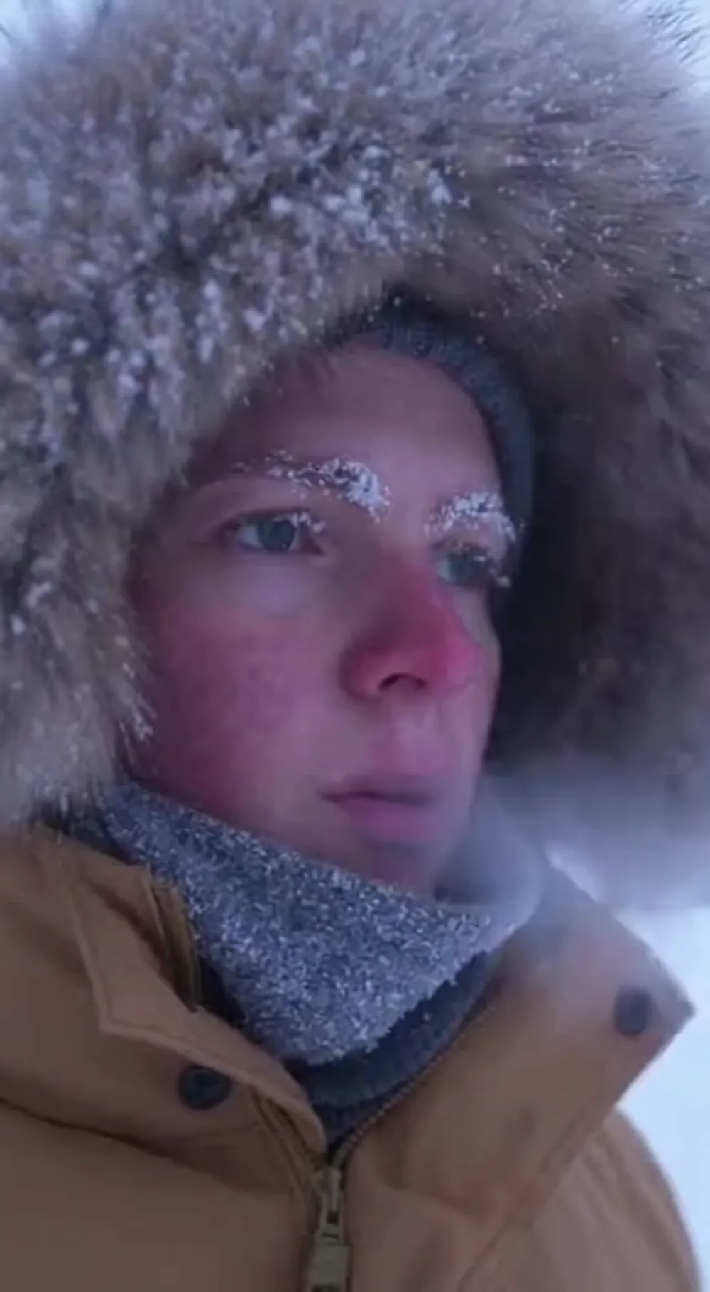 Whimsical Magical Winter Snow Angel Scene AI Video Generator