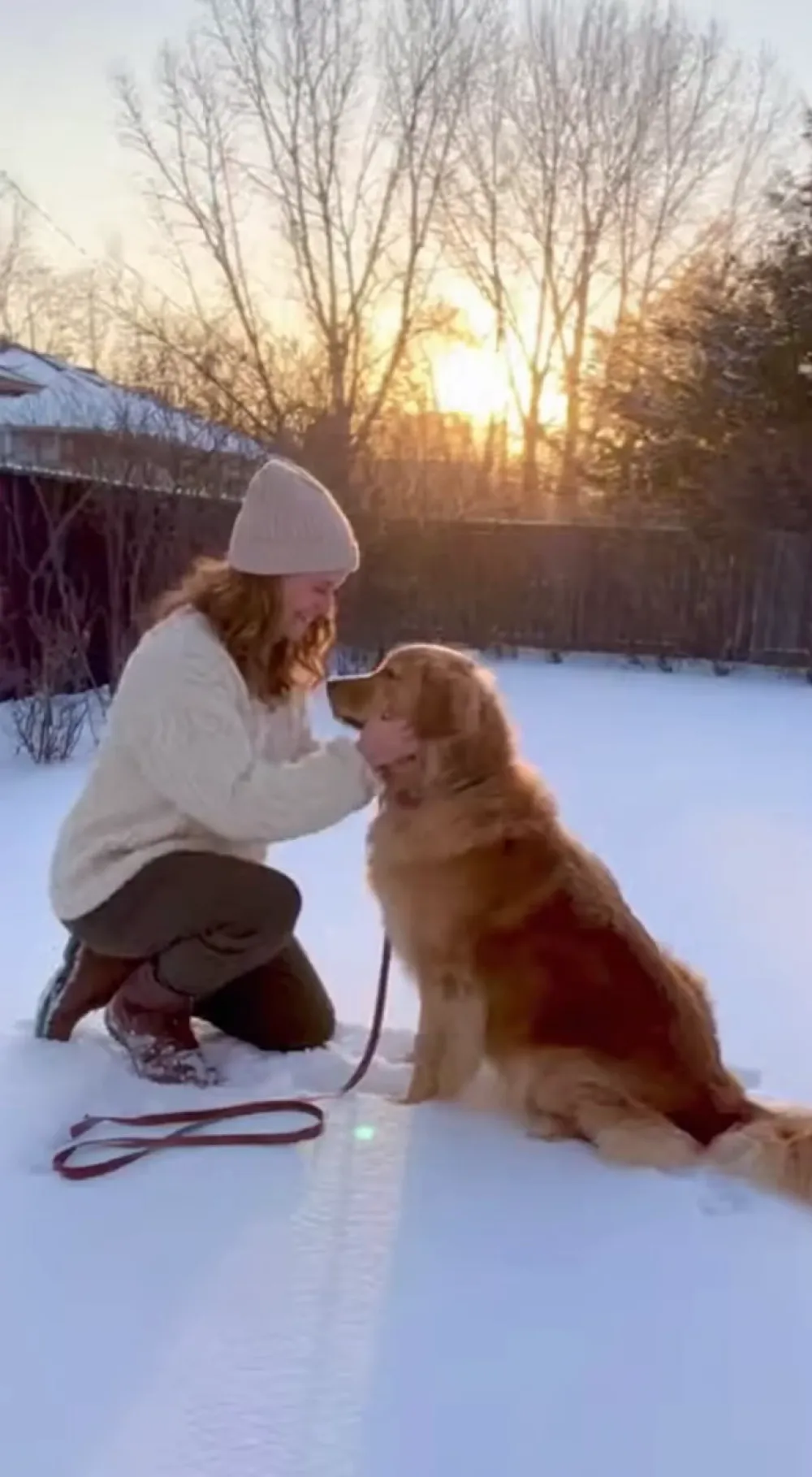 Whimsical Magical Winter Snow Angel Scene AI Video Generator