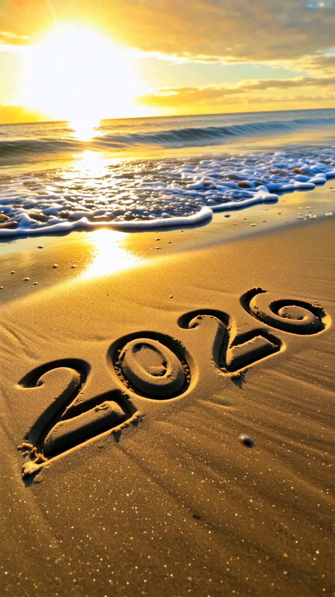 Plain 2026 Text Effect Beach Animation AI Image Generator