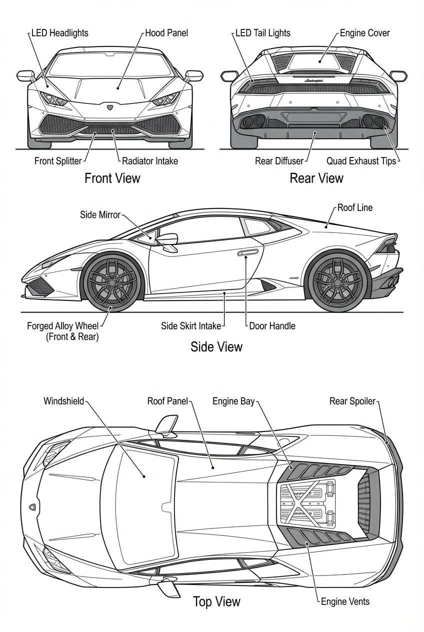 Multi-view Image by nano banana pro
