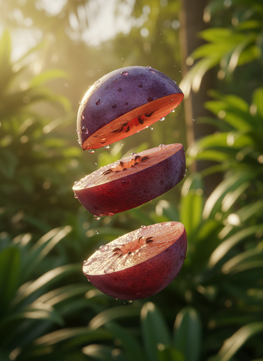 Floating Sliced Fruits