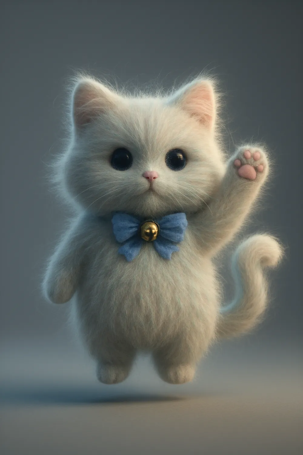 fluffy cat