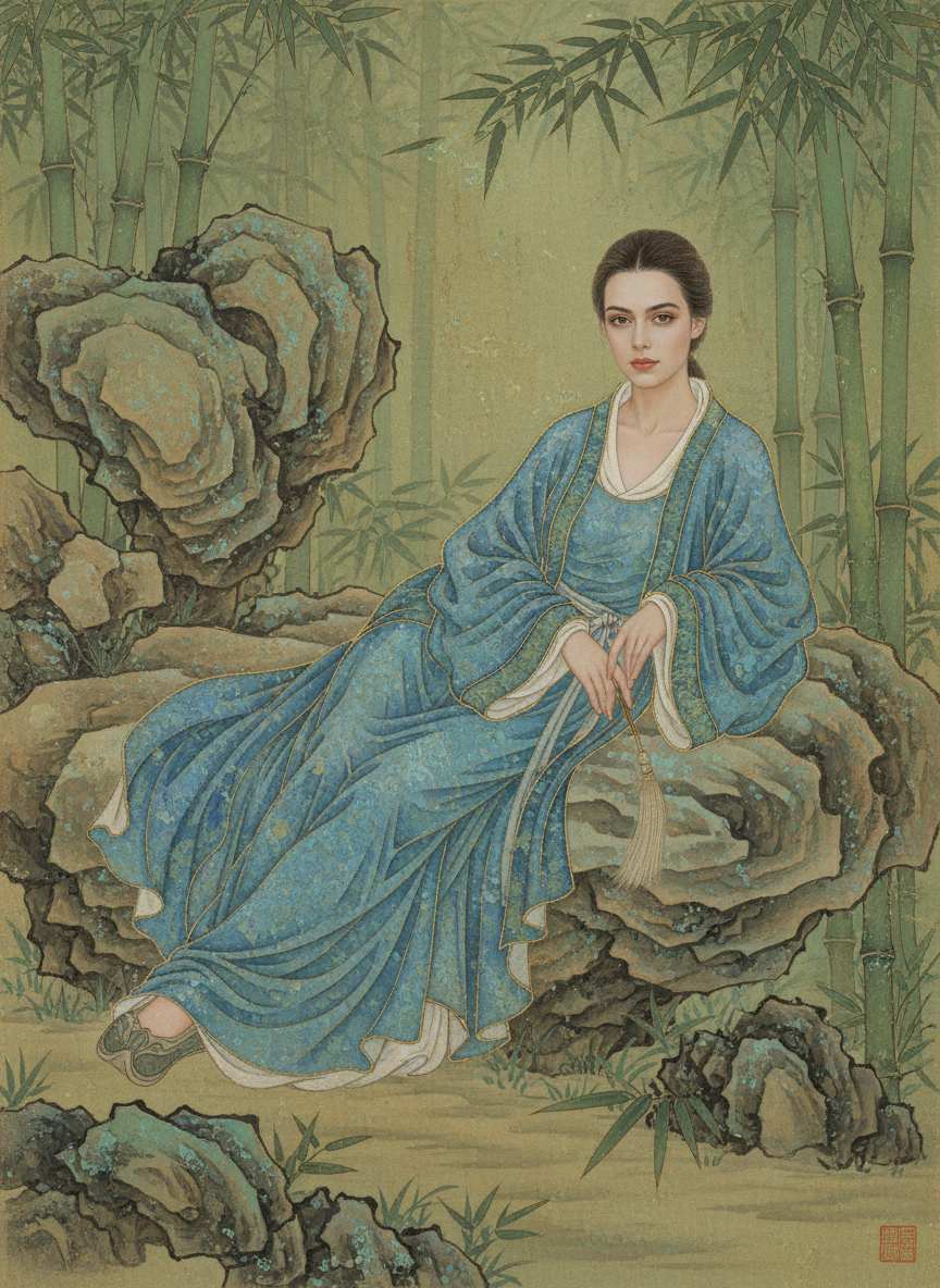 岩彩画AI生成器