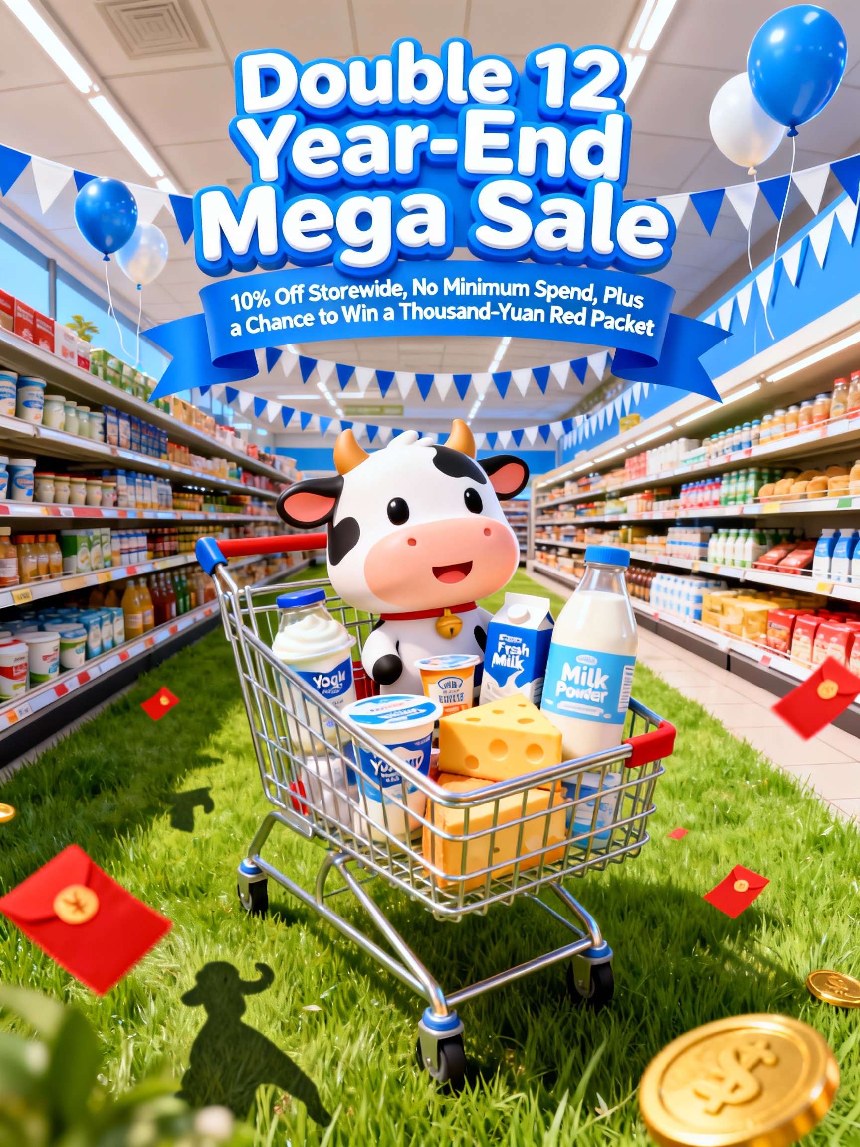 Promotion Poster - Shopping Cart Elements