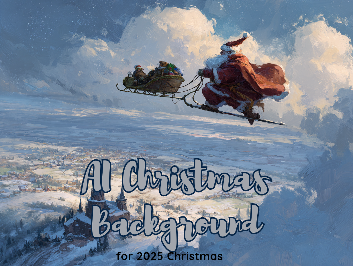 AI Christmas Background for Christmas 2025