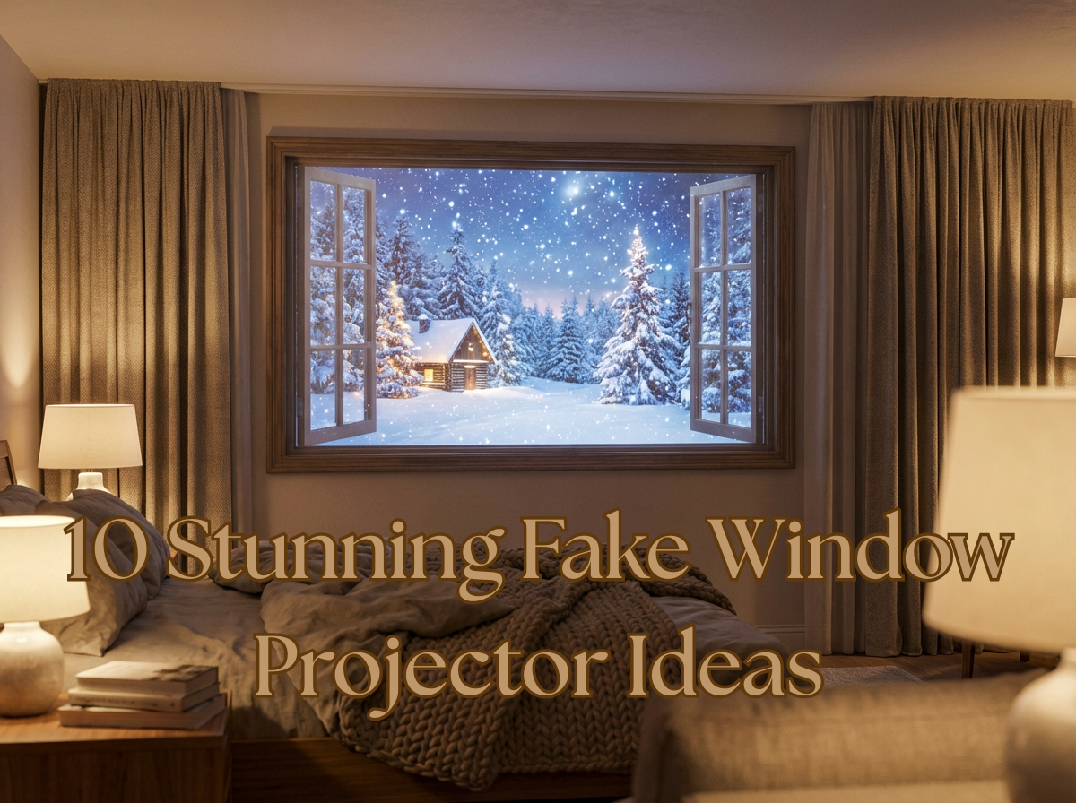 10 Stunning Fake Window Projector Ideas Created With AI Art Generators