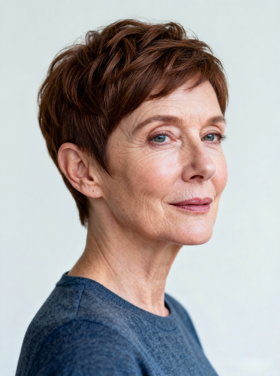 Chestnut Tapered Pixie