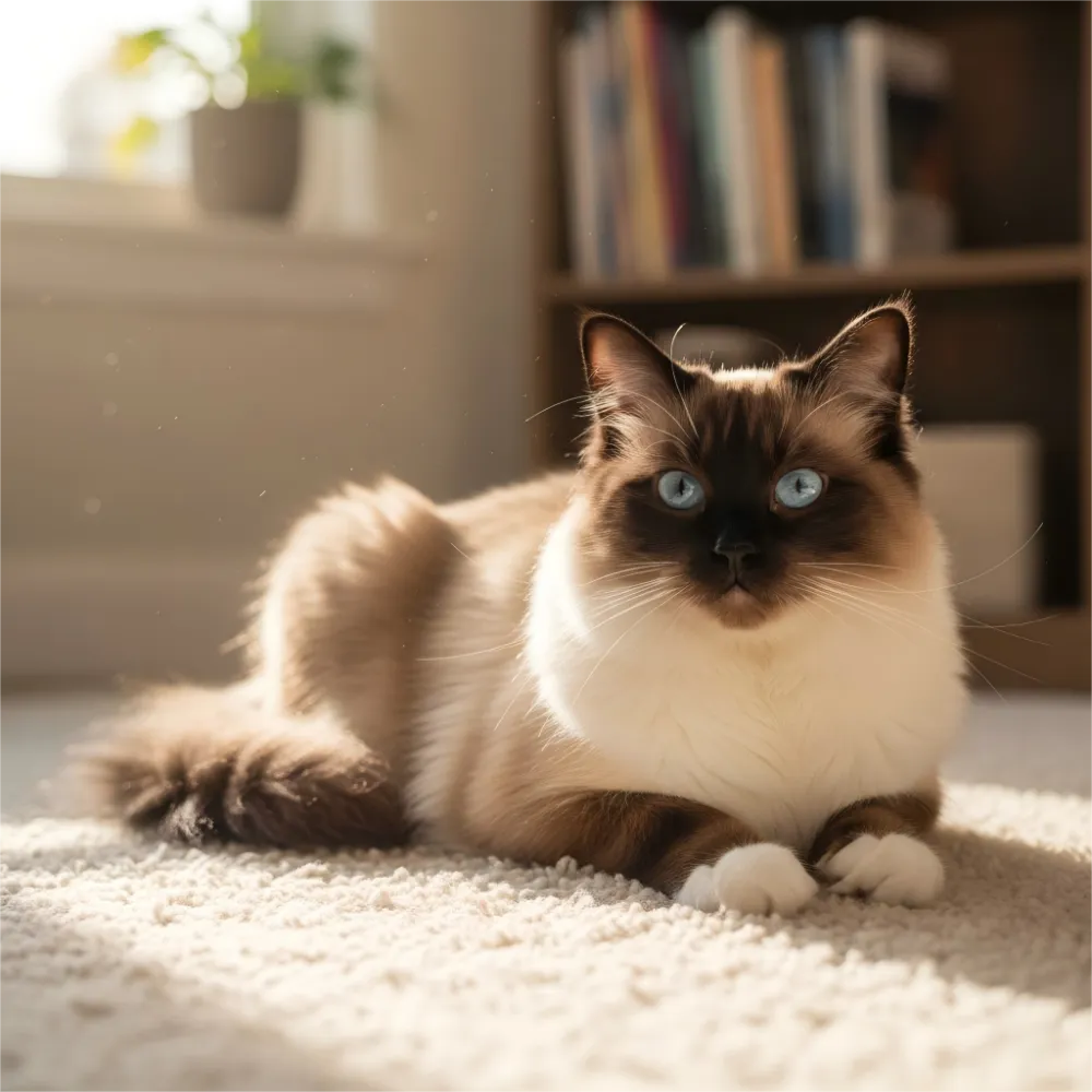 Chocolate Point Ragdoll