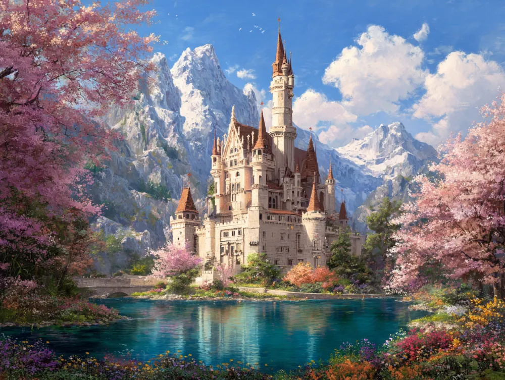 charming fairytale castle