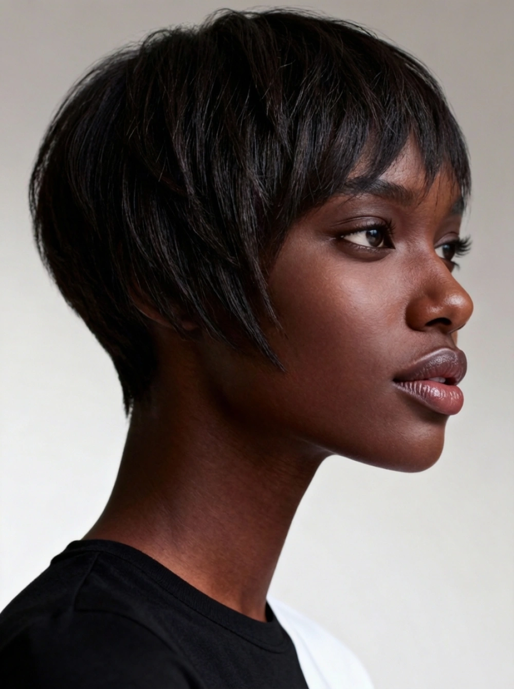 Angled Mushroom Cut