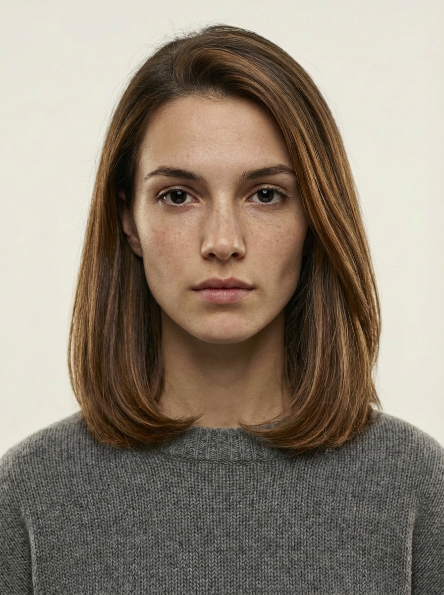 Highlighted Long Bob 