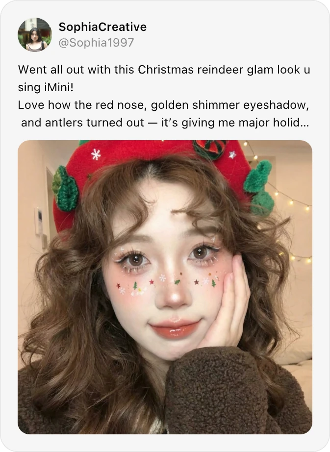 Christmas AI Image Generator Social Media Examples