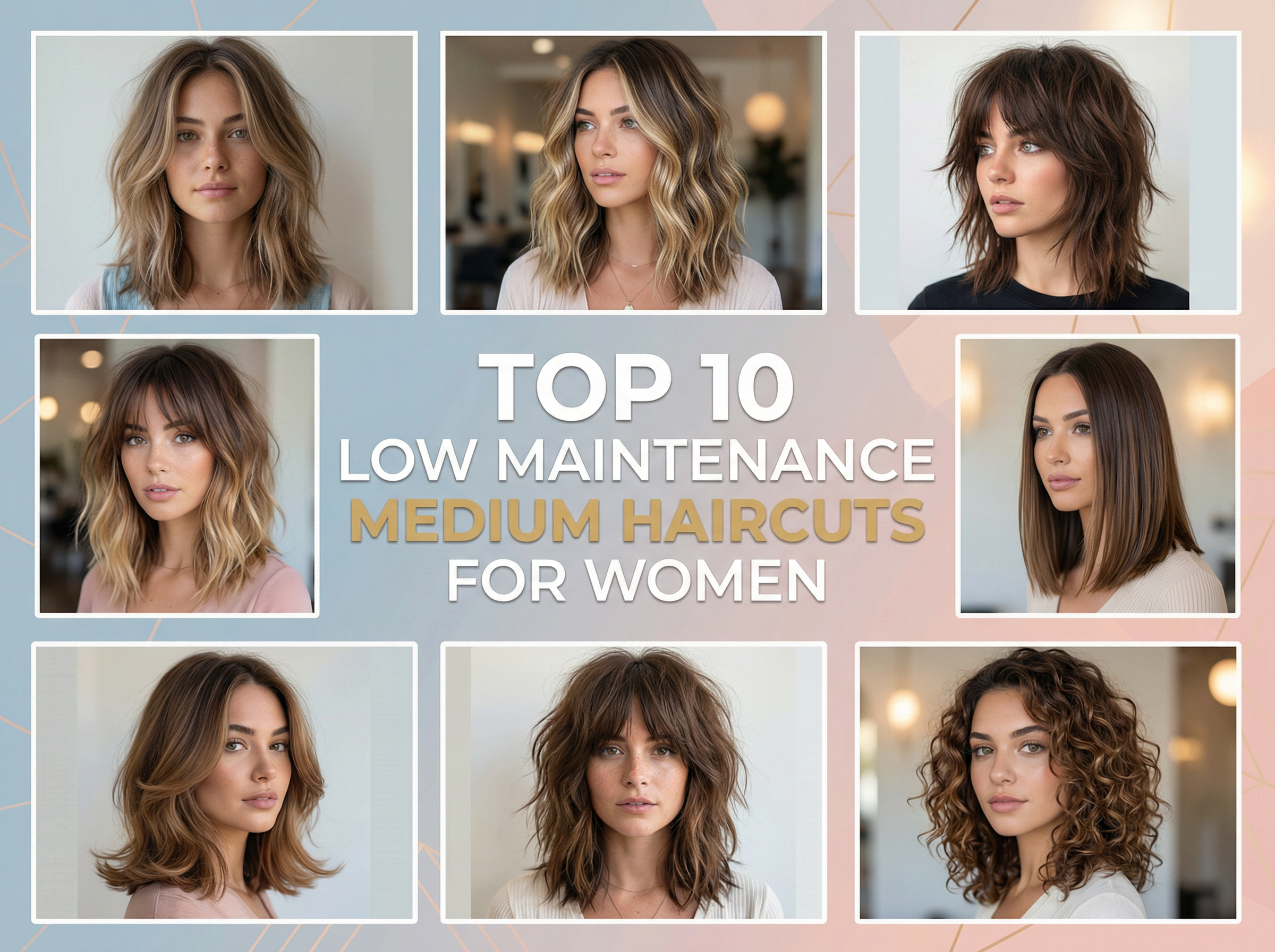 Top 10 Low Maintenance Medium Haircuts for Women