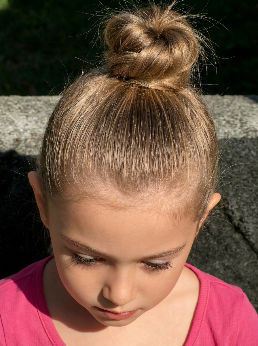 High Messy Top Knot 