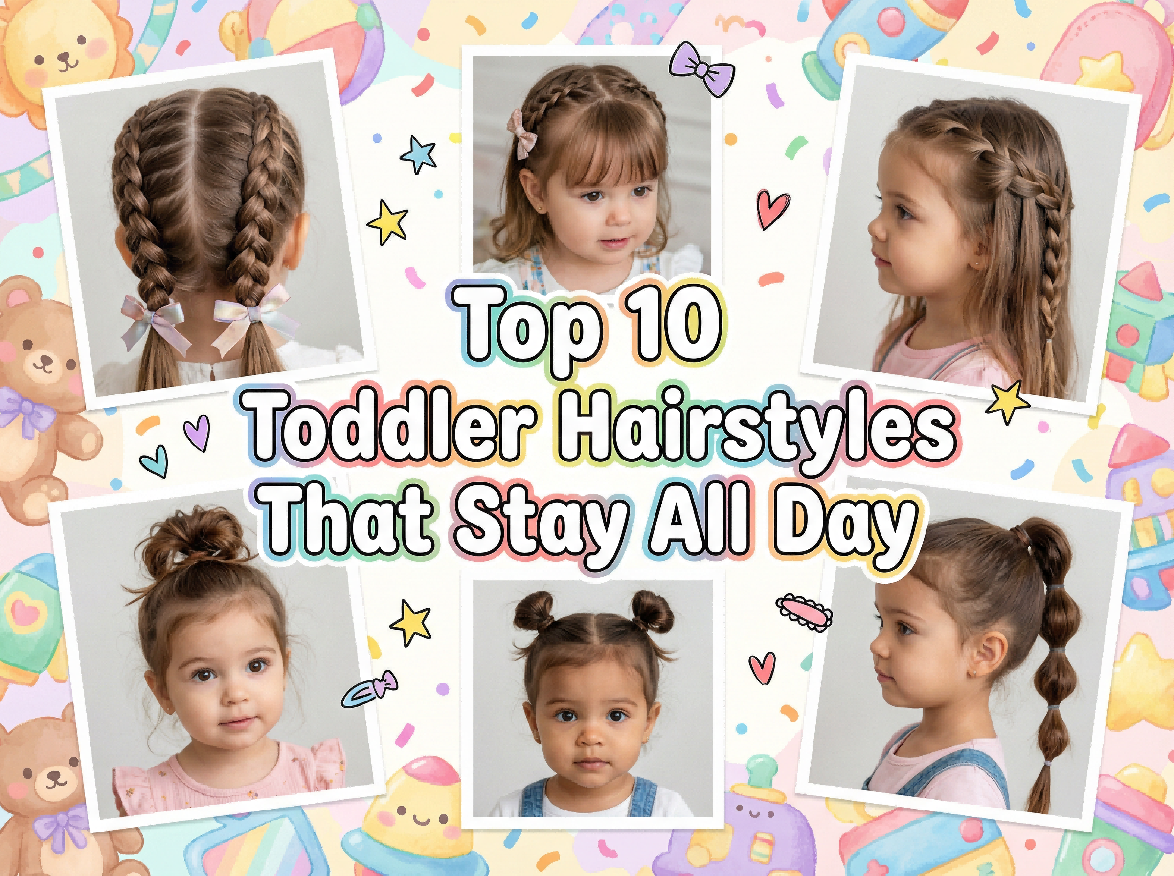 Top 10 Toddler Hairstyles That Stay All Day