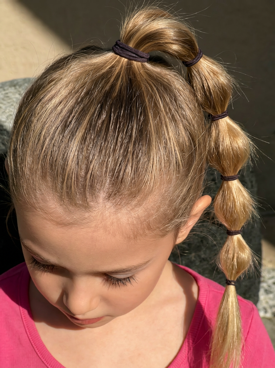 Bubble Braid Ponytail
