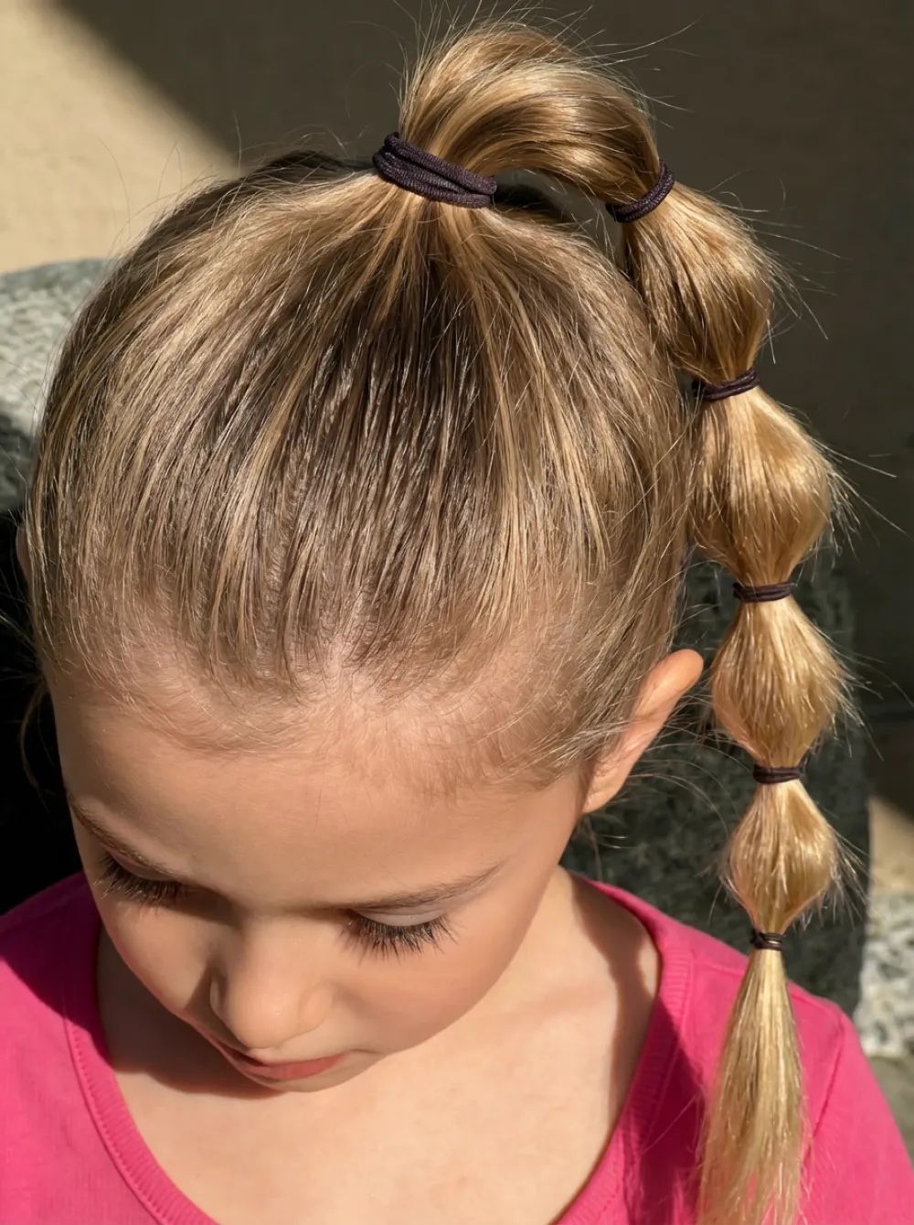 Bubble Braid Ponytail