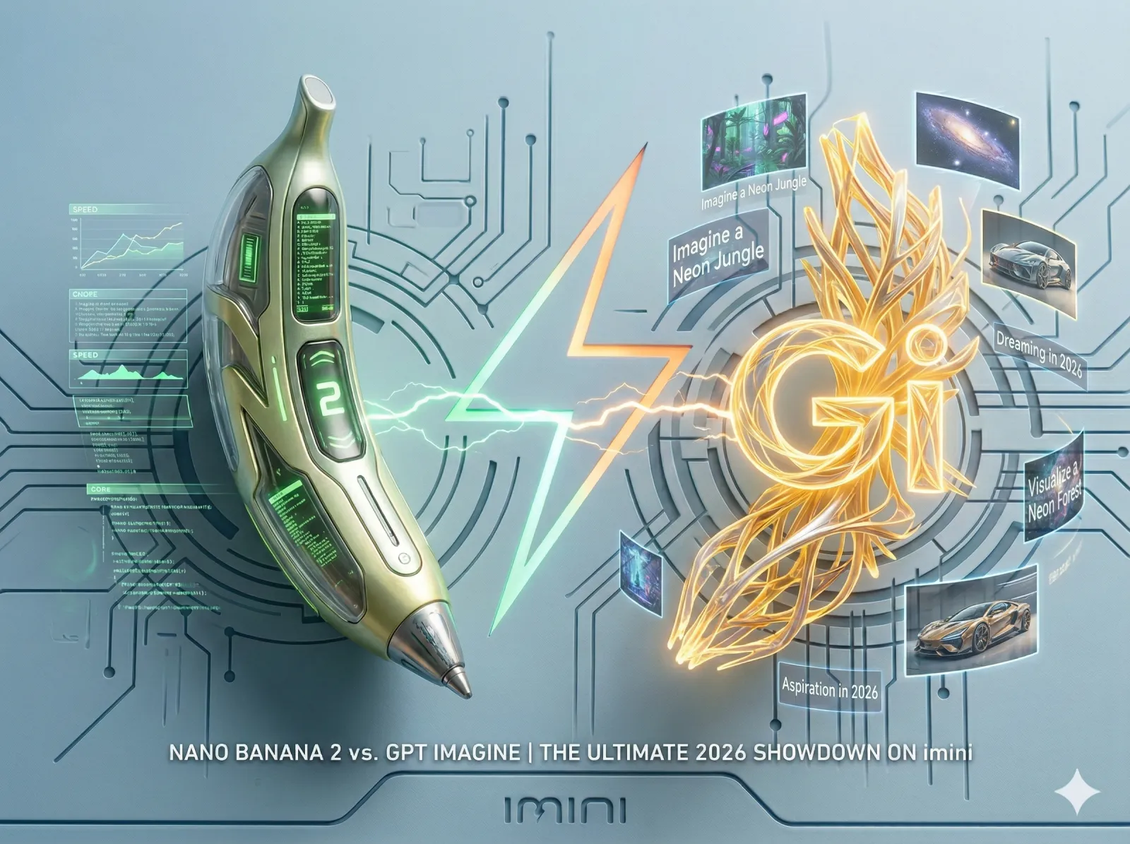 Nano Banana 2 vs. GPT Imagine: The Ultimate 2026 Showdown on imini